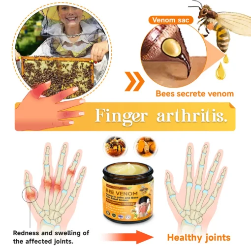 Croaie™ Bee Venom & Turmeric Joint and Bone Pain Relief Cream