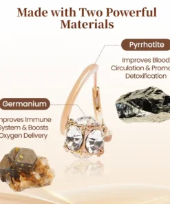 Disyan™ LymphAura Germanium Detox Earrings