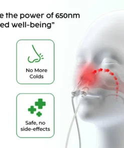 Fivfivgo™ AuraGlow Nasal LED Therapy Device