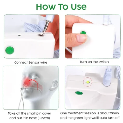 Fivfivgo™ AuraGlow Nasal LED Therapy Device