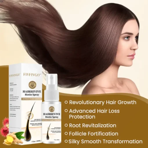 Fivfivgo™ HairRevive Biotin Spray