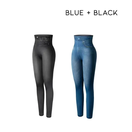 Fivfivgo™ Thermal Fleece Denim Jeggings