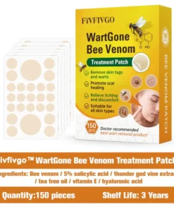 Fivfivgo™ WartGone Bee Venom Treatment Patch