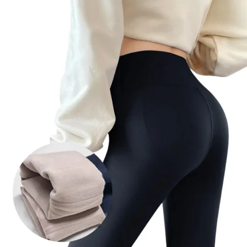 Fivfivgo™ Winter Fleece-Lined Compression Leggings