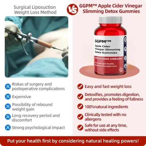 GGPM™ Apple Cider Vinegar Slimming Detox Gummies