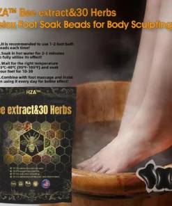 HZA™ Bee extract & 30-Herb Detox Foot Soak Beads