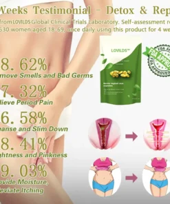 LOVILDS® NMN Instant Itching Stopper & Detox and Slimming & Firming Repair & Pink and Tender Natural Capsules