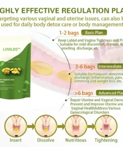 LOVILDS® NMN Instant Itching Stopper & Detox and Slimming & Firming Repair & Pink and Tender Natural Capsules