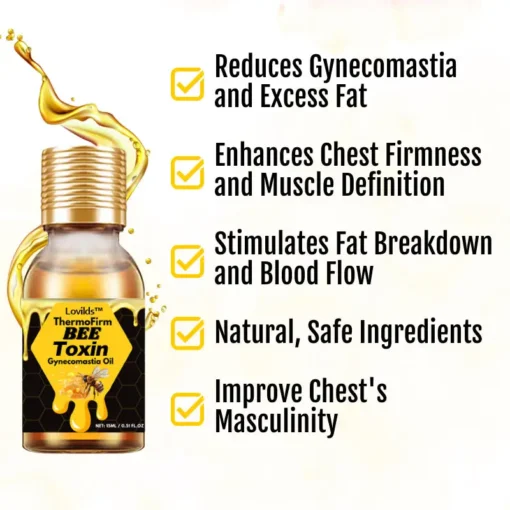 LOVILDS™ ThermoFirm Bee Toxin Gynecomastia Oil