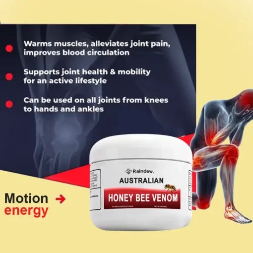 Raindew® Australian Honey Bee Venom Pain & Bone Healing Cream