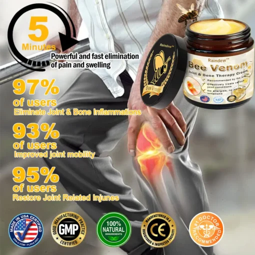 Raindew™ Bee Venom Arthritis Therapy Cream