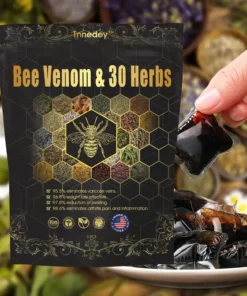 Tnnedey™ Bee Venom & 30 Herbs 𝐅𝐢𝐫𝐦𝐢𝐧𝐠 𝐒𝐥𝐢𝐦𝐦𝐢𝐧𝐠 & 𝐃𝐞𝐭𝐨𝐱 𝐅𝐨𝐨𝐭 𝐁𝐚𝐭𝐡 𝐁𝐞𝐚𝐝𝐬