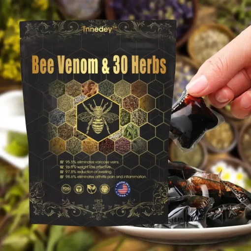 Tnnedey™ Bee Venom & 30 Herbs 𝐅𝐢𝐫𝐦𝐢𝐧𝐠 𝐒𝐥𝐢𝐦𝐦𝐢𝐧𝐠 & 𝐃𝐞𝐭𝐨𝐱 𝐅𝐨𝐨𝐭 𝐁𝐚𝐭𝐡 𝐁𝐞𝐚𝐝𝐬