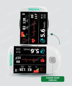 Bikenda™ 3-in-1 Advanced Health Monitor – Blood Glucose, Blood Pressure & ECG with 99.9% Accuracy