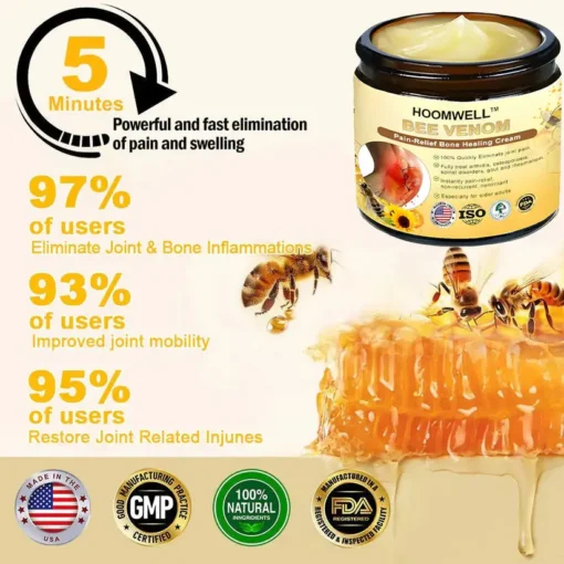 HOOMWELL™ Bee-Venom Pain-Relief Bone Healing Cream