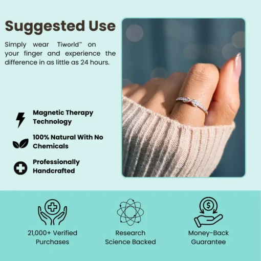 Histone™ Lymphatic Magnetic Therapy Infinity Love Ring