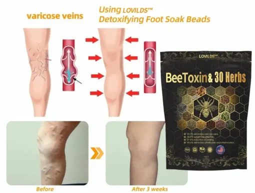 Lovilds™ Bee Toxin & 30-Herb Detox Foot Soak Beads