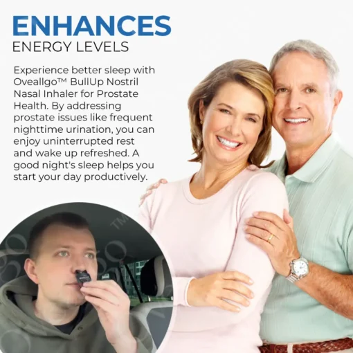 Oveallgo™ BeeAir Double Holes Nasal Inhaler for prostate Wellness