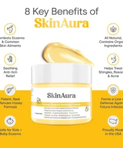 SkinAura Honey Eczema Soothing Cream