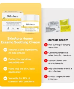 SkinAura Honey Eczema Soothing Cream