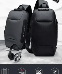 USB Anti-Theft Sling Backpack