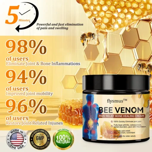 flysmus™ Bee Venom Fast-Acting Pain Relief & Bone Repair Cream